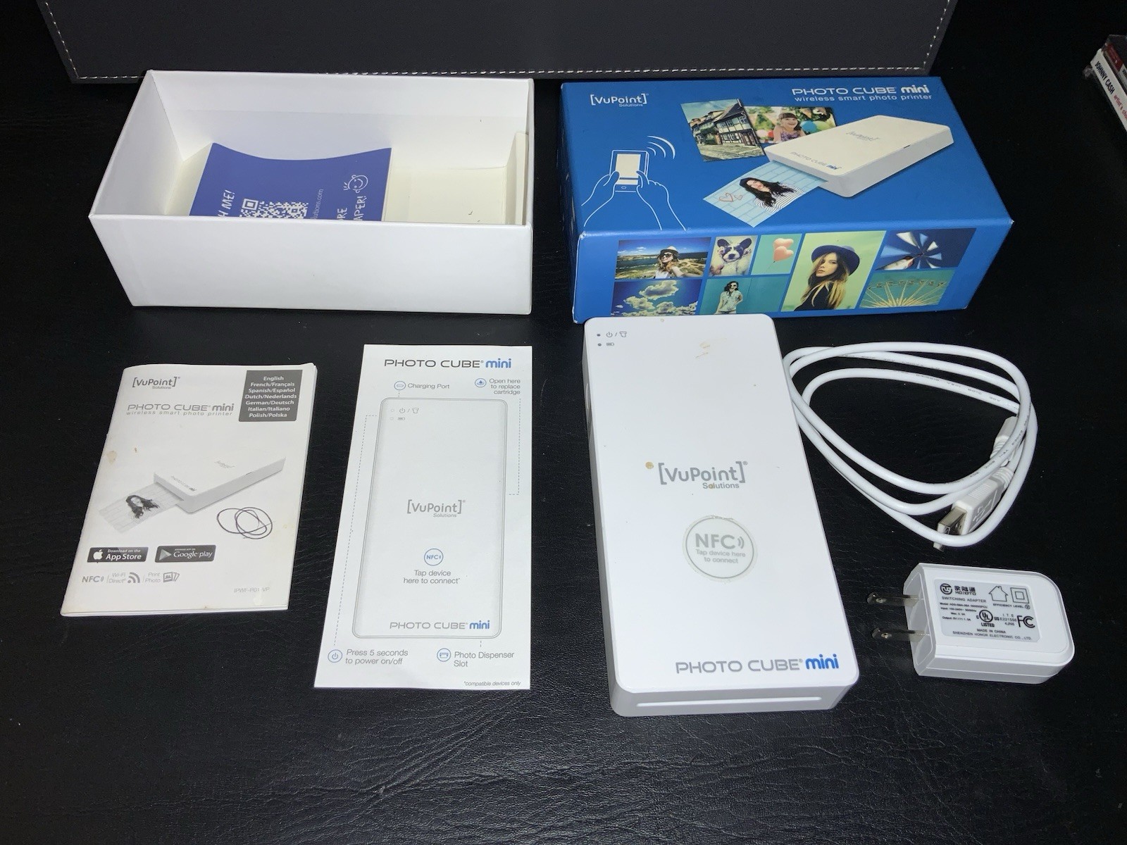 Vupoint Solutions IPFW-P01-VP-BX2 Photo Cube Mini Portable Smart Photo Printer - Image 5