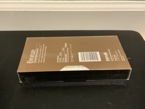 Lot of 5 Maxell Bronze VHS T-120  Blank Videocassette Tapes VHS VCR Brand New - Image 2