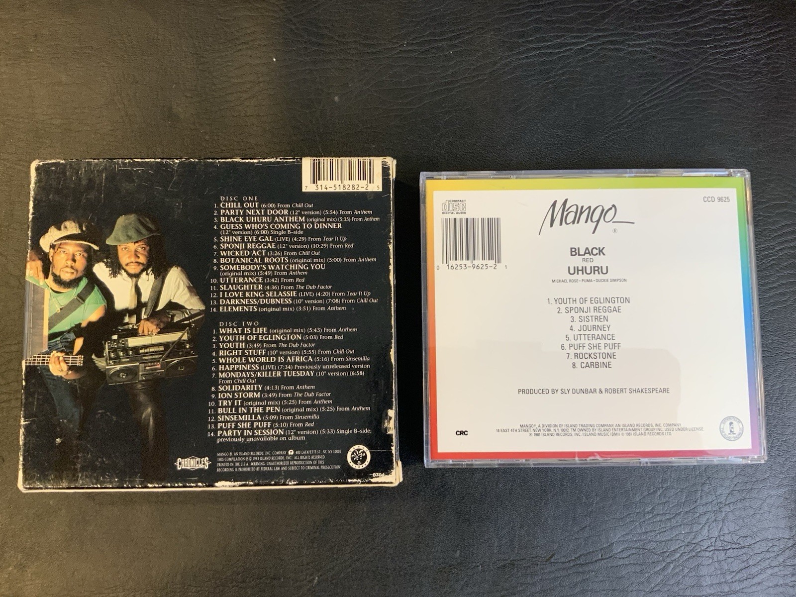 Black Uhuru 2 CD Lot: Liberation - The Island Anthology 2CD Mango (1993) + Red - Image 2
