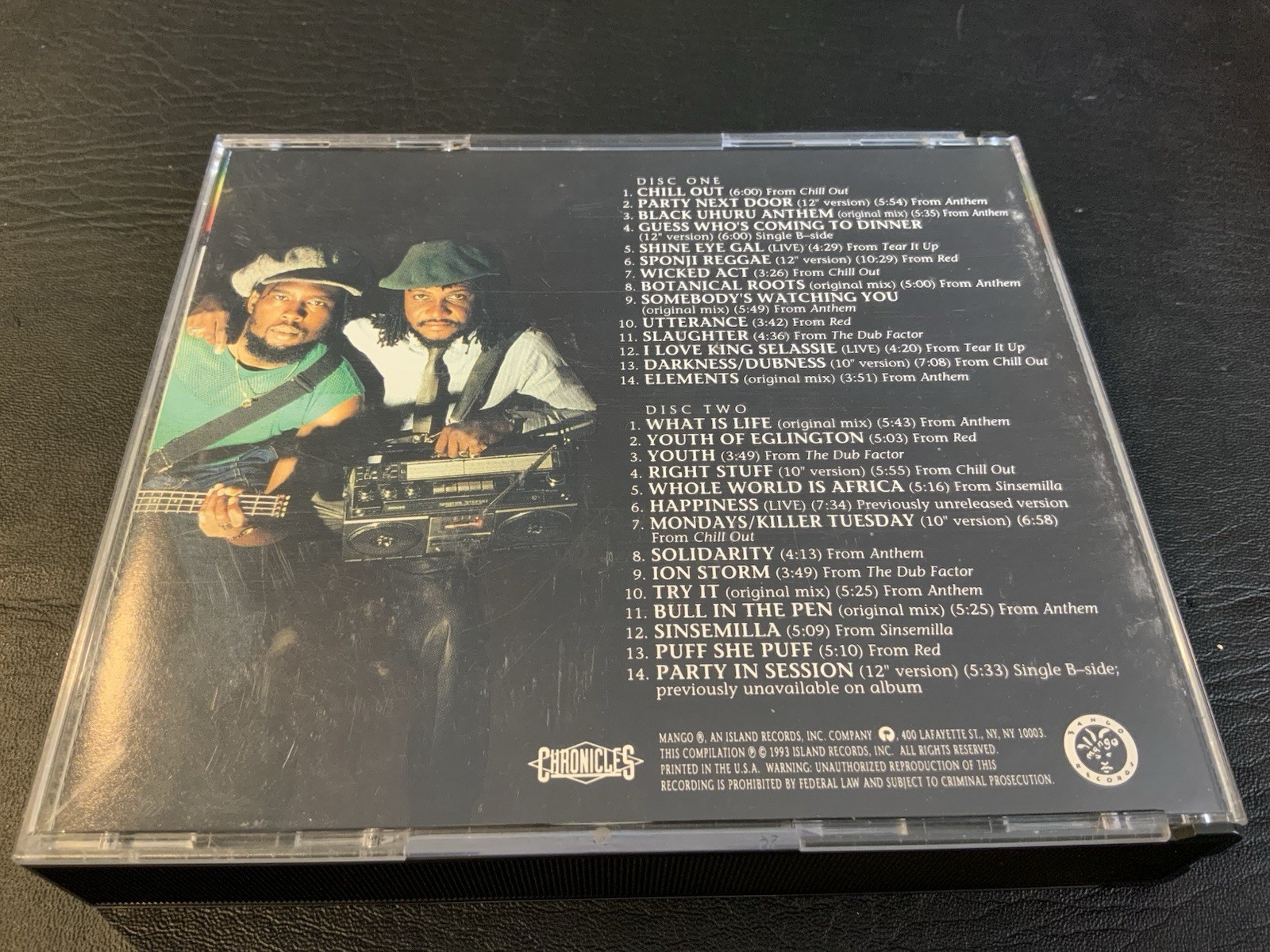 Black Uhuru 2 CD Lot: Liberation - The Island Anthology 2CD Mango (1993) + Red - Image 8