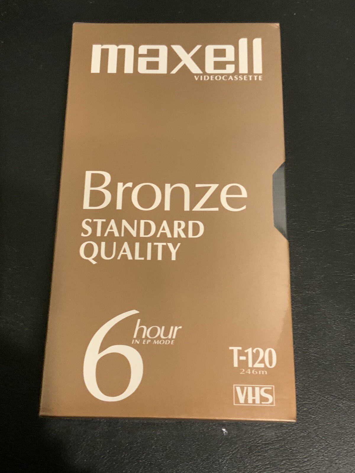Lot of 5 Maxell Bronze VHS T-120  Blank Videocassette Tapes VHS VCR Brand New - Image 4