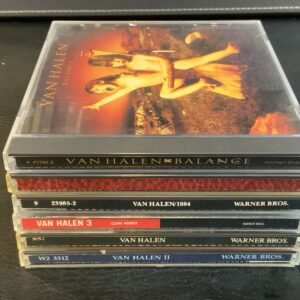 Van Halen CDs Lot of 6 - S/T, II, III, 1984, For Unlawful Carnal Know.., Balance