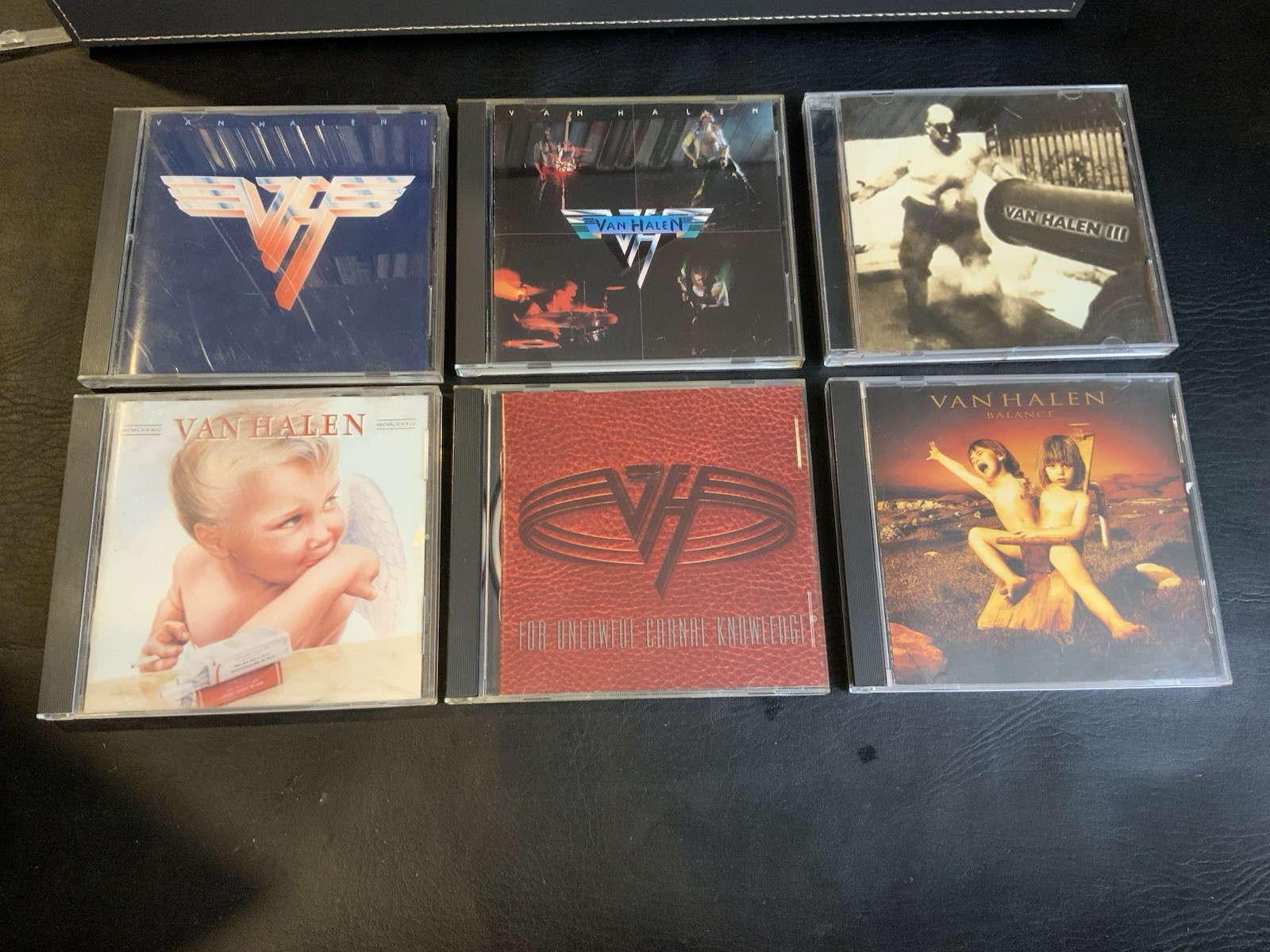 Van Halen CDs Lot of 6 - S/T, II, III, 1984, For Unlawful Carnal Know.., Balance - Image 2