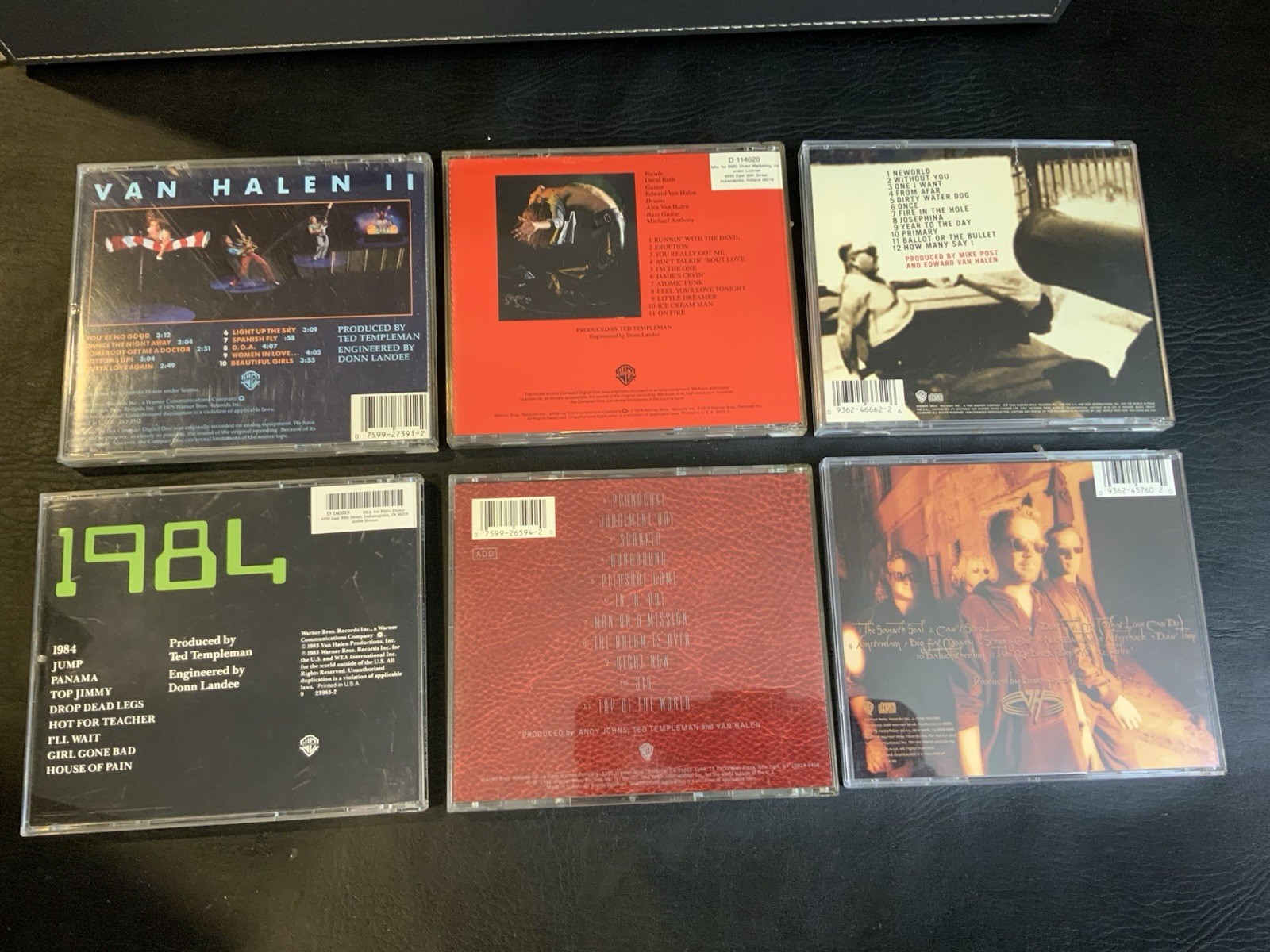 Van Halen CDs Lot of 6 - S/T, II, III, 1984, For Unlawful Carnal Know.., Balance - Image 3