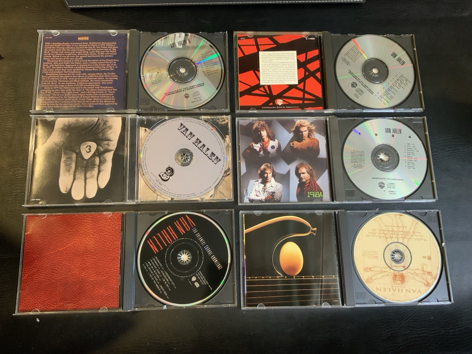 Van Halen CDs Lot of 6 - S/T, II, III, 1984, For Unlawful Carnal Know.., Balance - Image 4