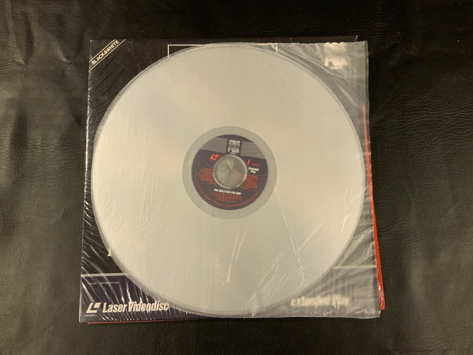 The Maltese Falcon LASERDISC Extended Play Classic W/ Humphrey Bogart CBS Fox - Image 3