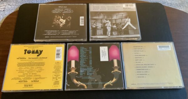 The Who CD Lot Of 5: Tommy, Live At Leeds, Who Are You, Who’s Next, TommyMusical - Image 2