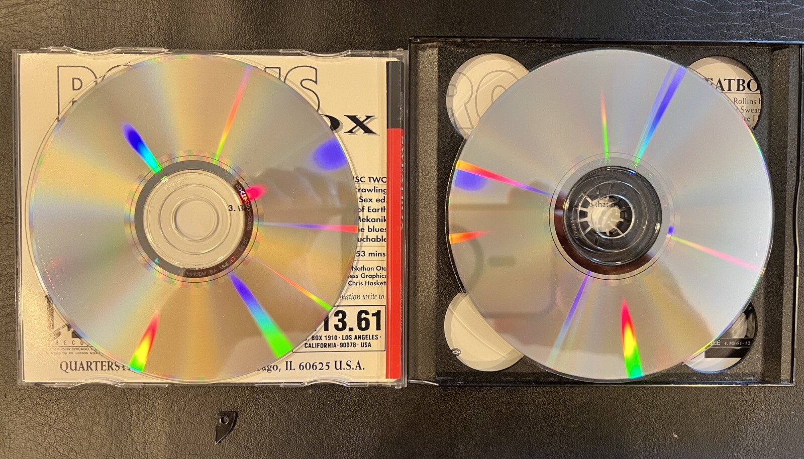 1992 CD Rollins Sweatbox 2-Discs QS10CD Spoken Word Live Henry Rollins - Image 5