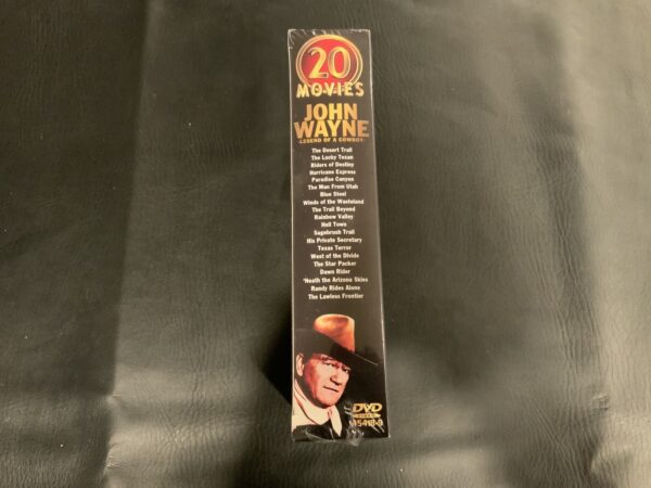 John Wayne - Legend Of A Cowboy-20-movie Set -(5 Double Sided DVD) - Box Set New - Image 3