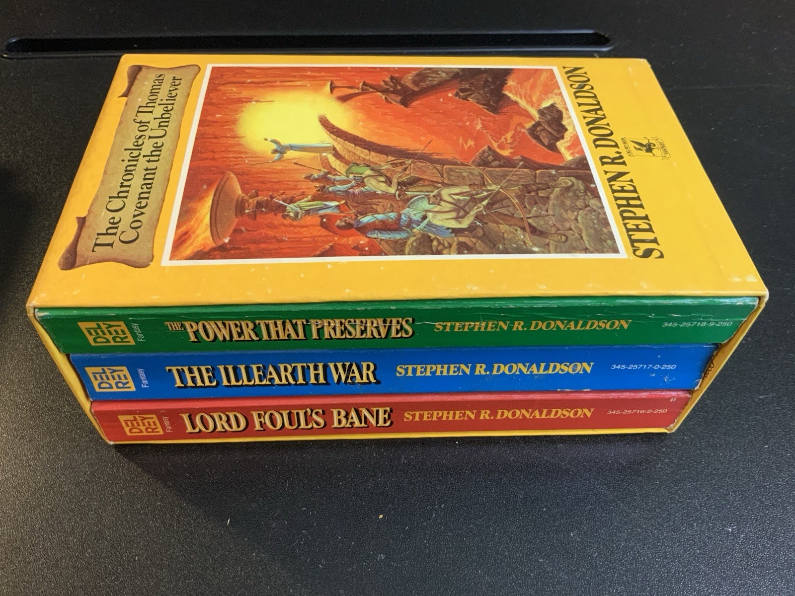 Chronicles of Thomas Covenant the Unbeliever 3 Volume Box Set Stephen Donaldson