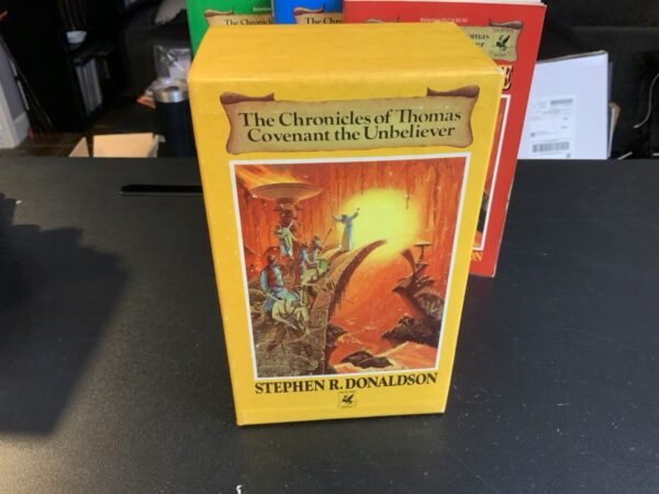 Chronicles of Thomas Covenant the Unbeliever 3 Volume Box Set Stephen Donaldson - Image 2