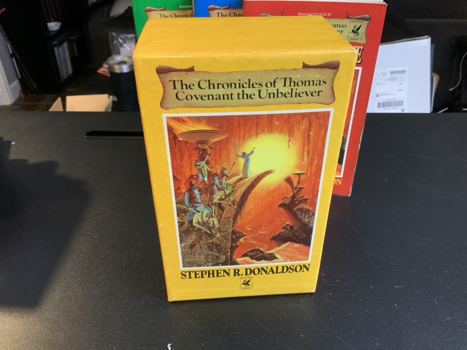Chronicles of Thomas Covenant the Unbeliever 3 Volume Box Set Stephen Donaldson - Image 2