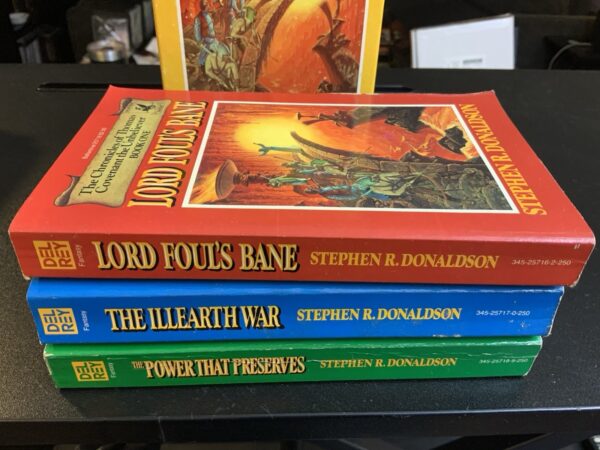 Chronicles of Thomas Covenant the Unbeliever 3 Volume Box Set Stephen Donaldson - Image 3