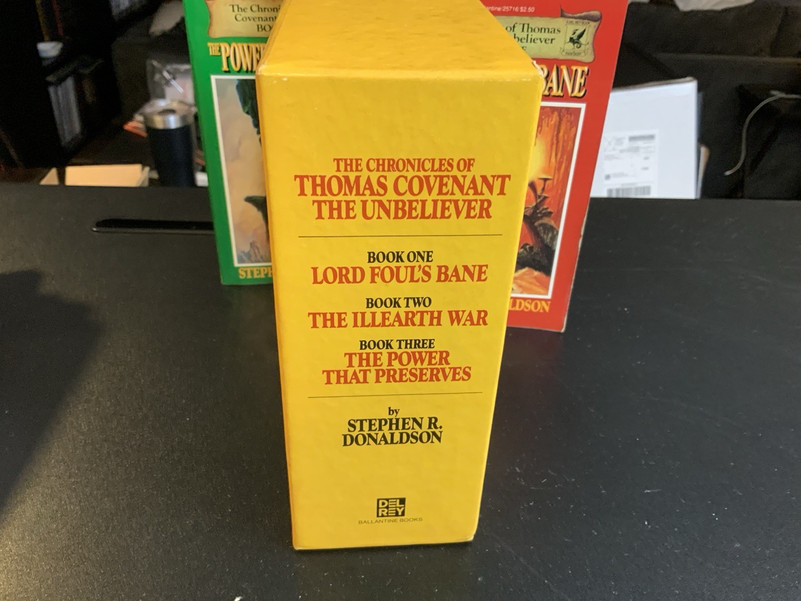 Chronicles of Thomas Covenant the Unbeliever 3 Volume Box Set Stephen Donaldson - Image 9