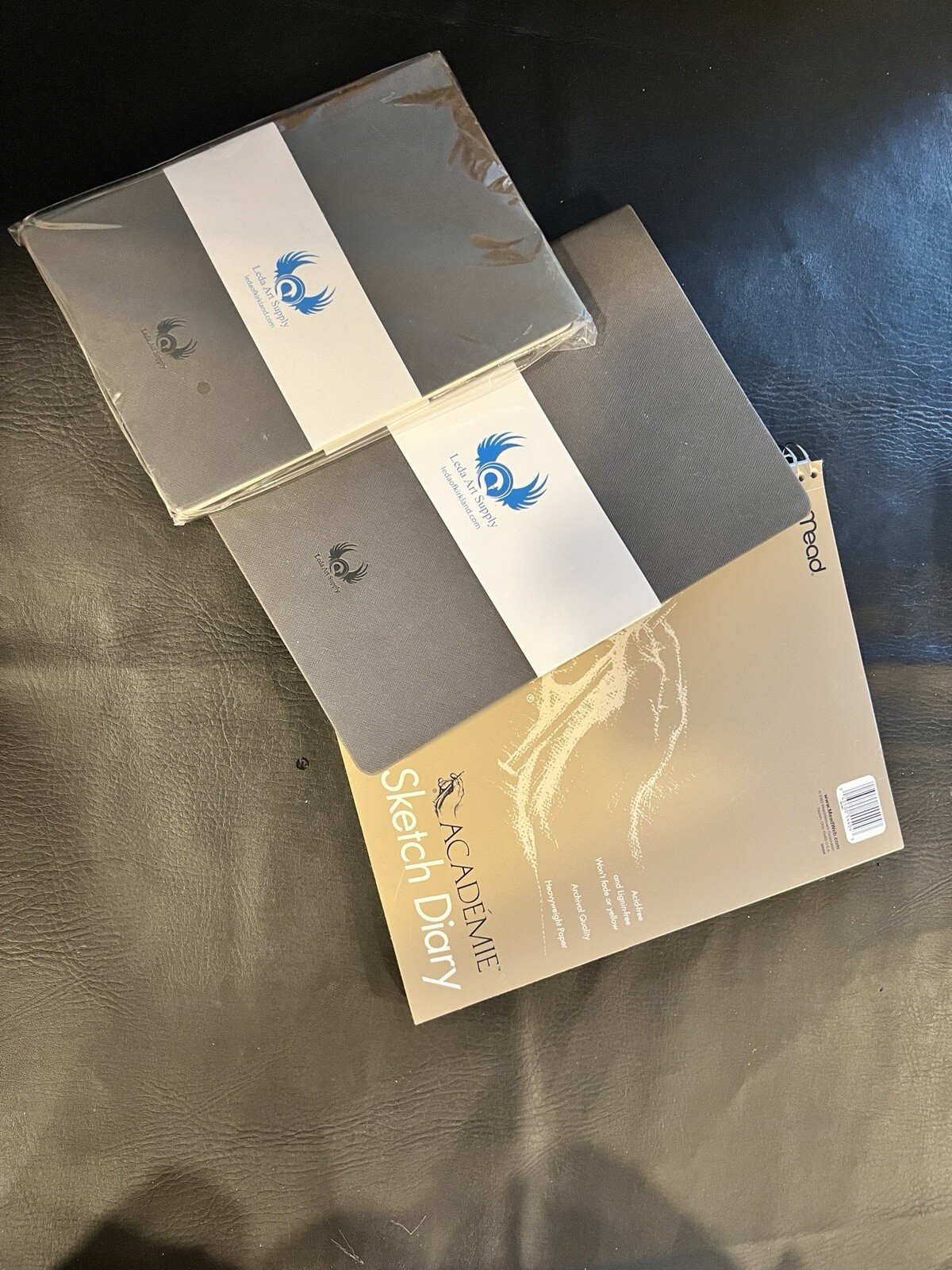 3 Sketchbooks | 2 Leda Art Supply Mother Leda 5.5 x 8.5 & Odyssey 10 x 7 + Mead