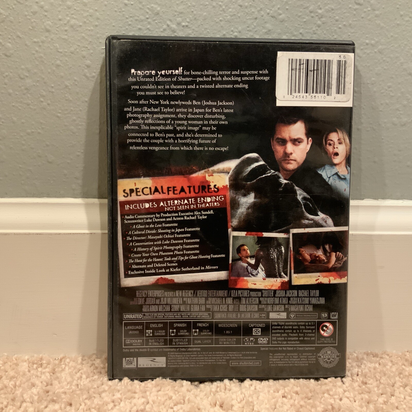Shutter (Widescreen Unrated Edition) DVDs | Essential Horror For Collectors - Image 2