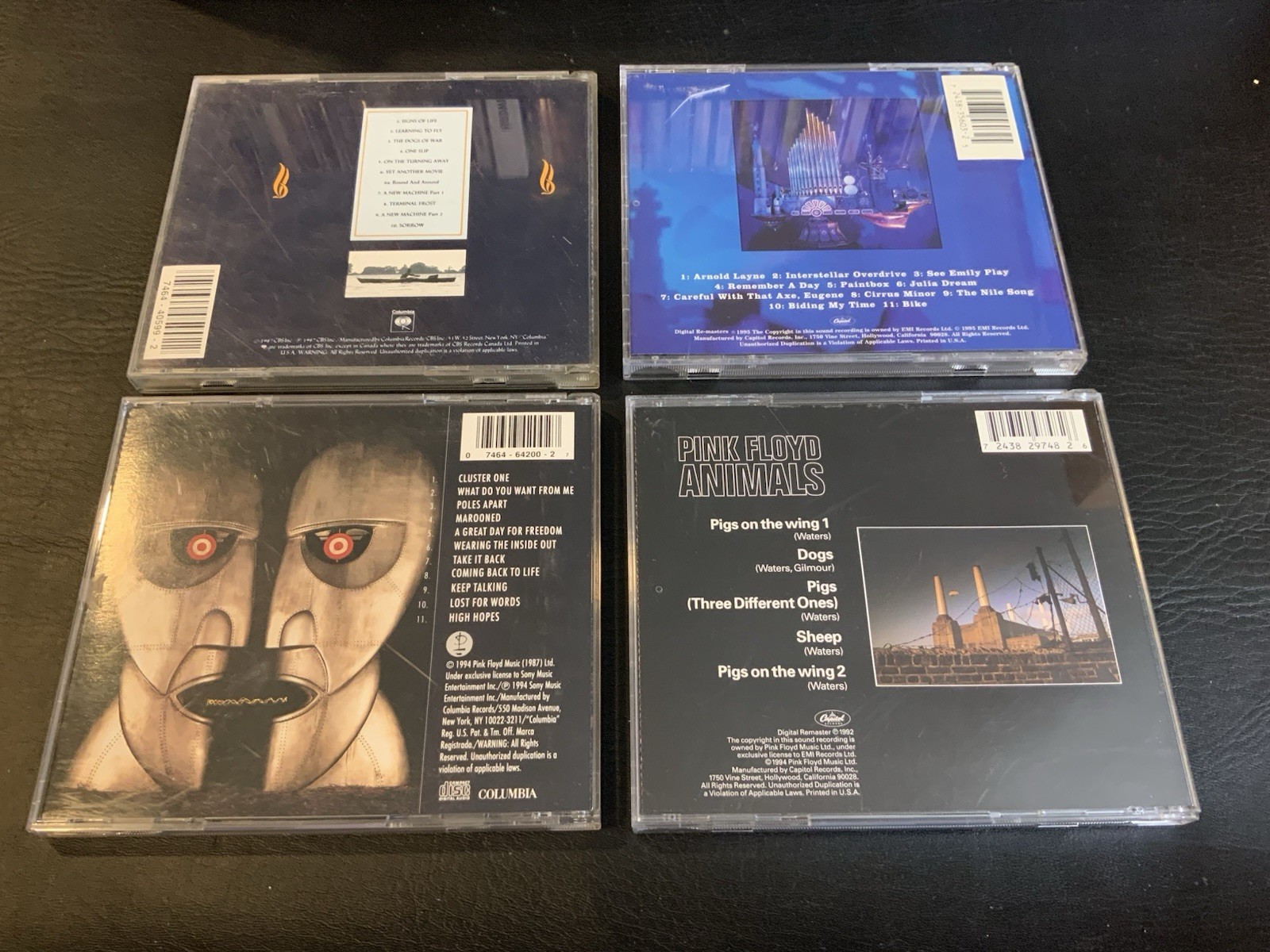 Lot of 4 Pink Floyd CDs - Relics, Animals, The Division Bell, Momentary Lapse - Image 2