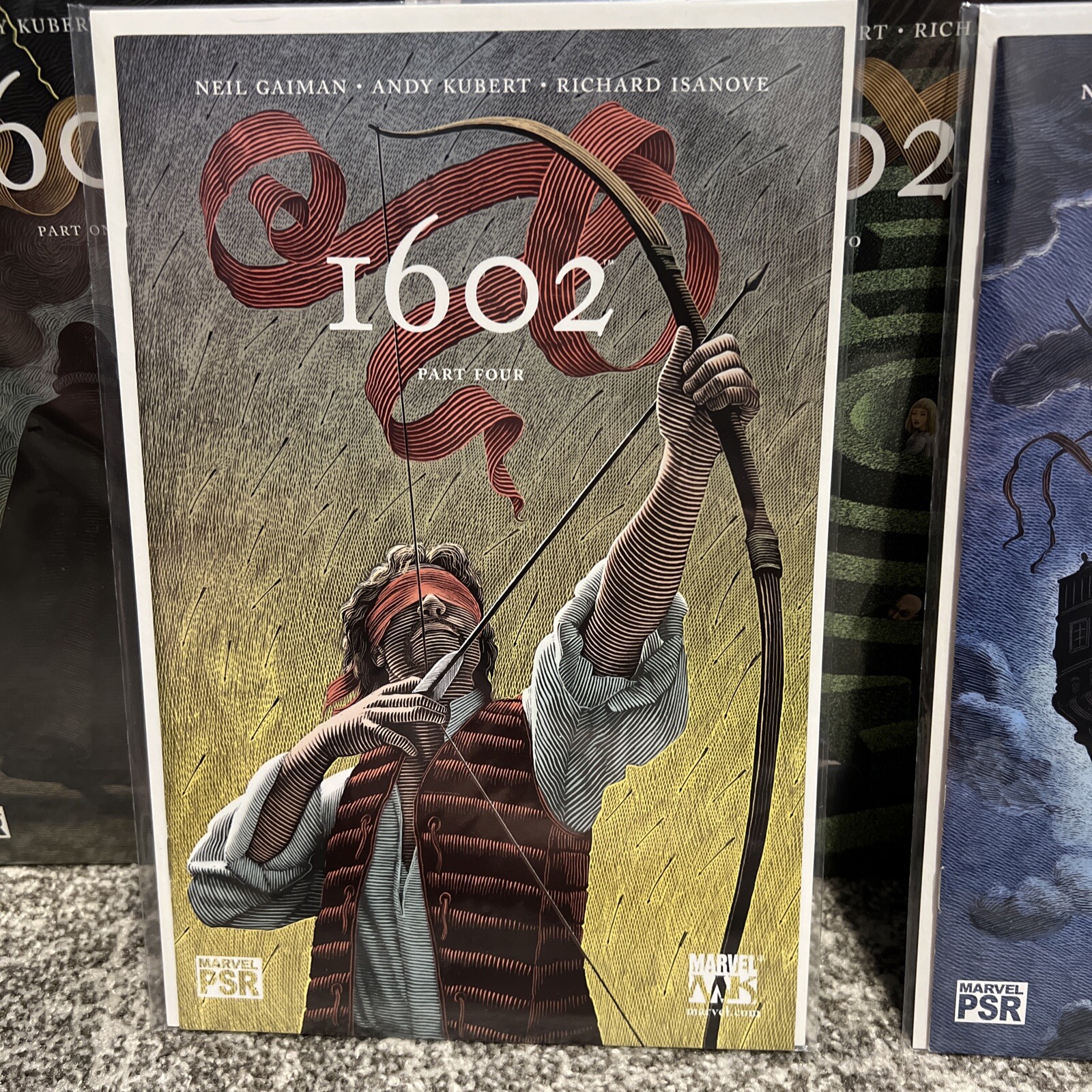 1602 #1-5 Lot - Neil Gaiman 1st Marvel writing - 2003 - What If? High Grade - Image 4