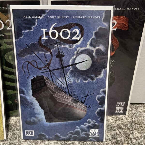 1602 #1-5 Lot - Neil Gaiman 1st Marvel writing - 2003 - What If? High Grade - Image 5