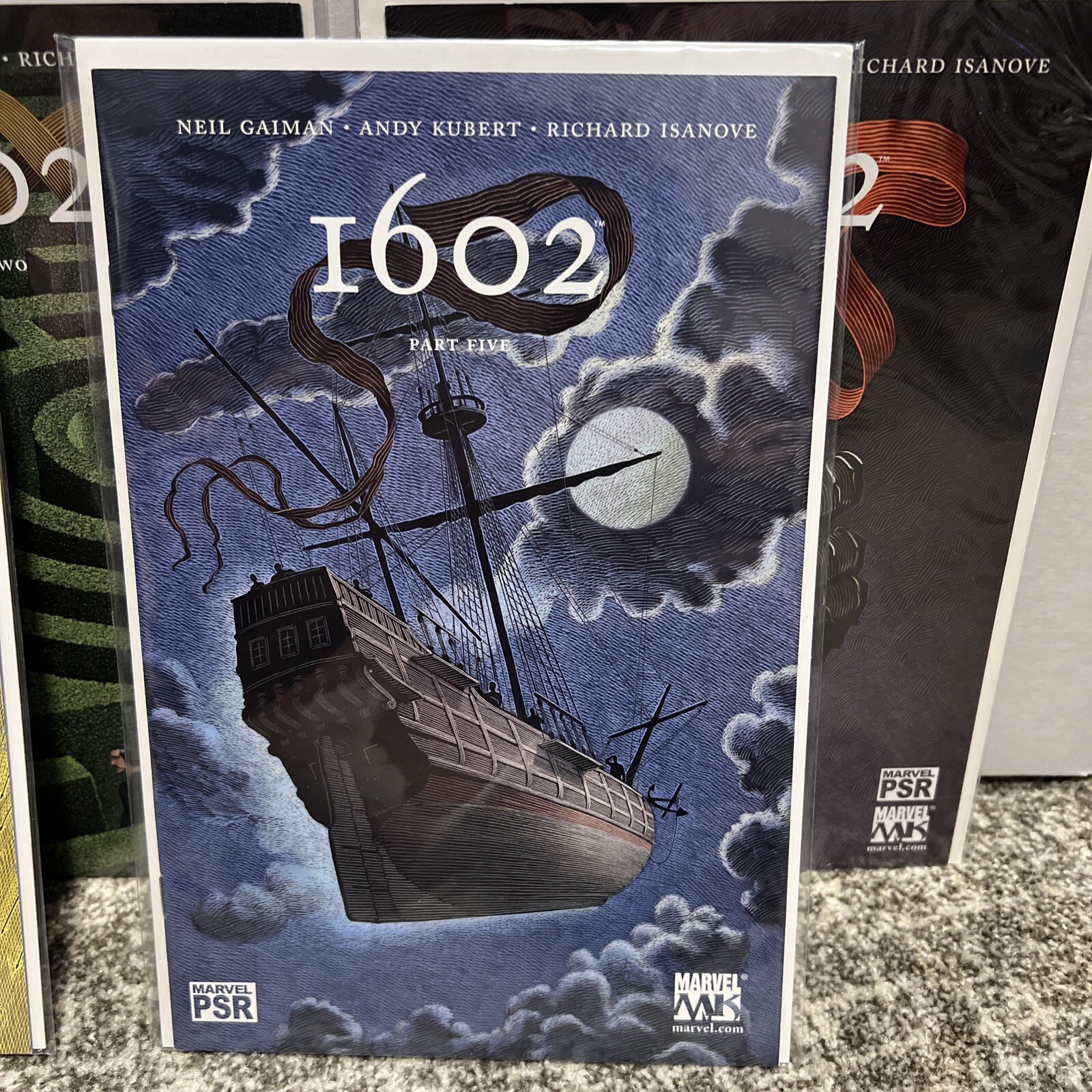 1602 #1-5 Lot - Neil Gaiman 1st Marvel writing - 2003 - What If? High Grade - Image 5