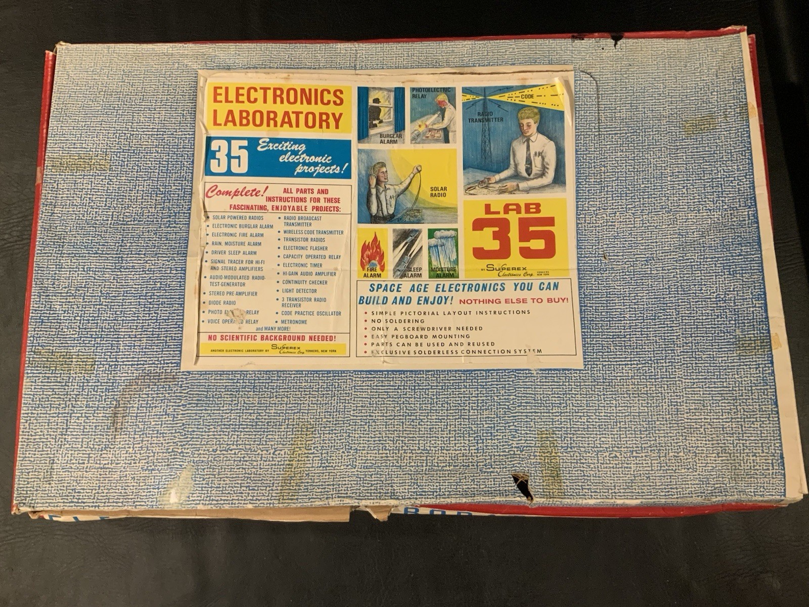 Vintage Superex Electronics Laboratory 35 Exciting Electronic Projects! RARE SEE