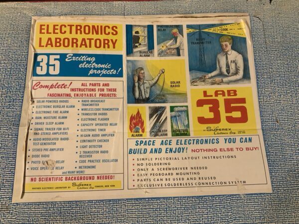 Vintage Superex Electronics Laboratory 35 Exciting Electronic Projects! RARE SEE - Image 2
