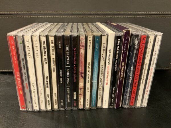 Beatles CD Lot 20 Albums/26 Discs + 2 DVD: Harrison, McCartney, Lennon VG-VG+