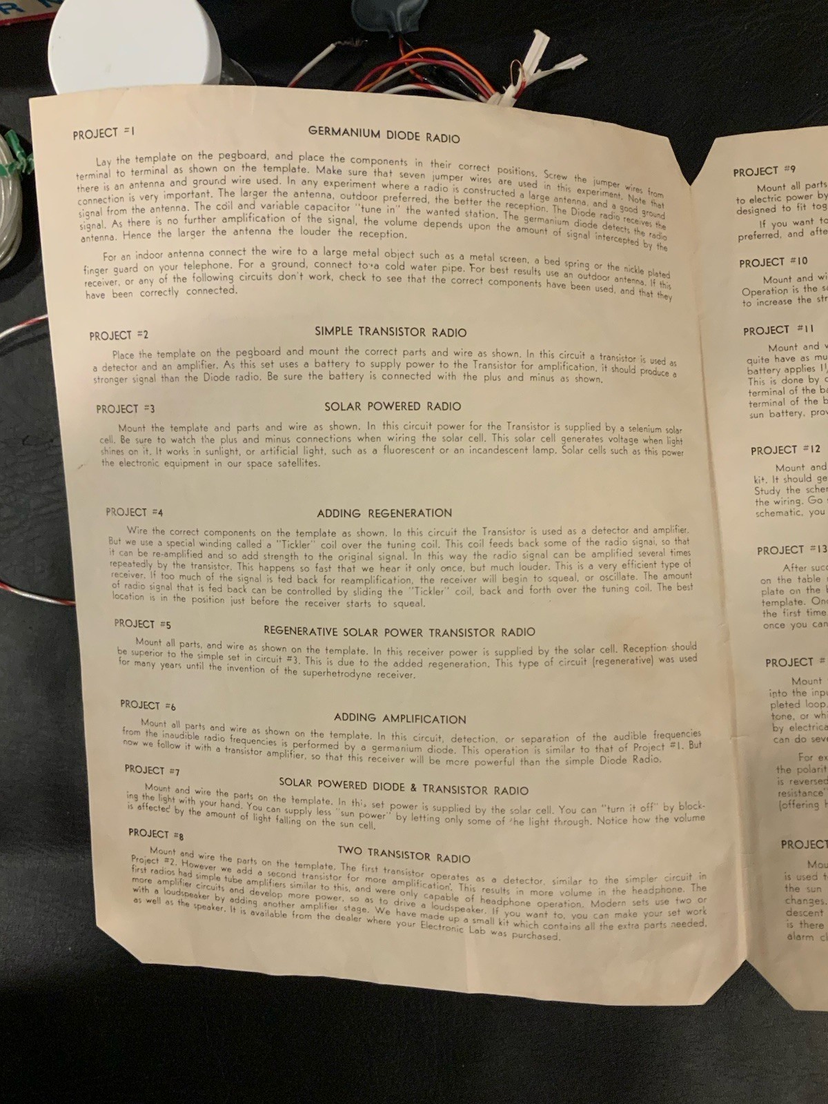Vintage Superex Electronics Laboratory 35 Exciting Electronic Projects! RARE SEE - Image 16