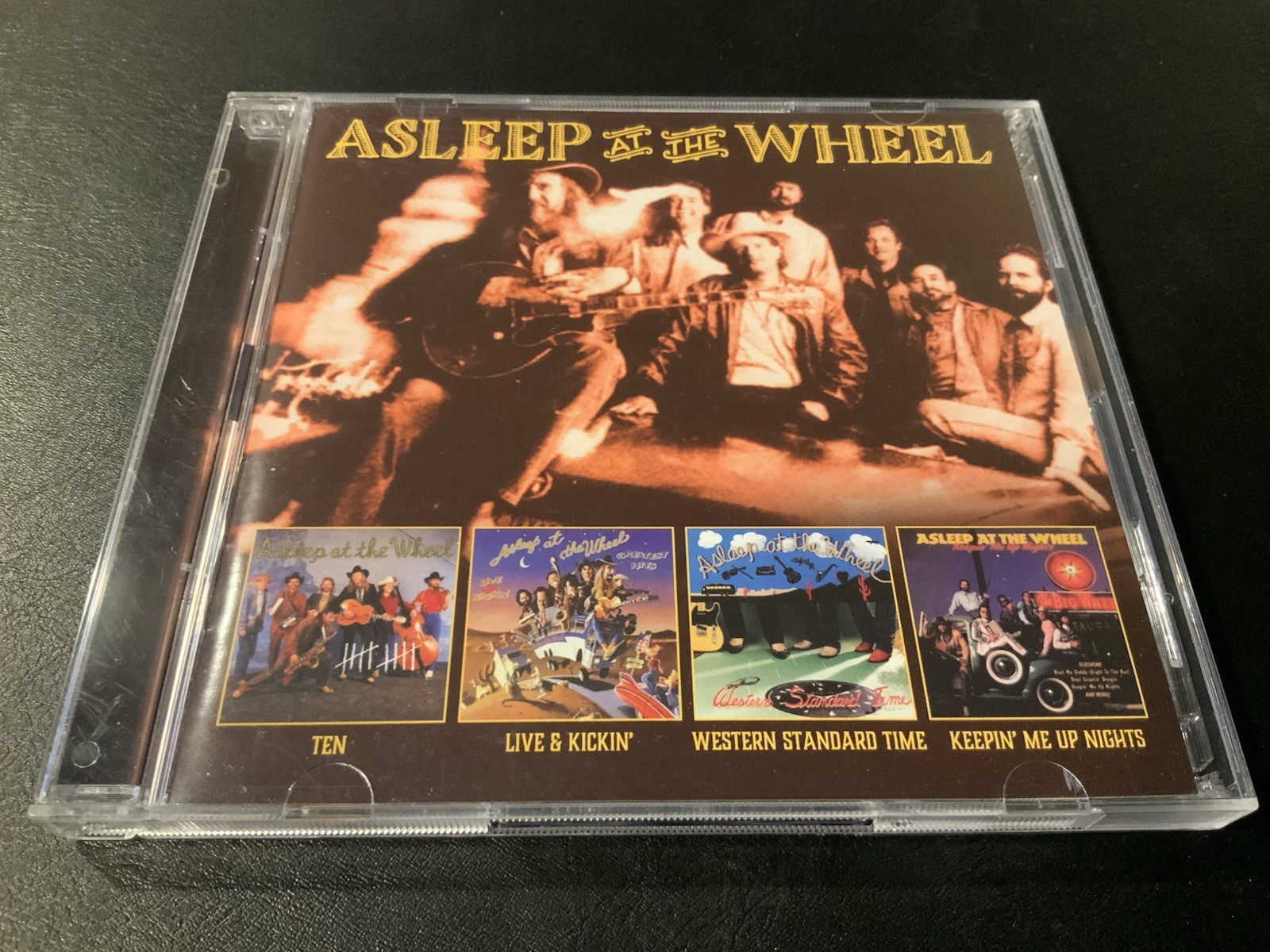 ASLEEP AT THE WHEEL - TEN/WESTERN STANDARD TIME/KEEPIN ME UP NIGHTS/+  2 CD NEW!