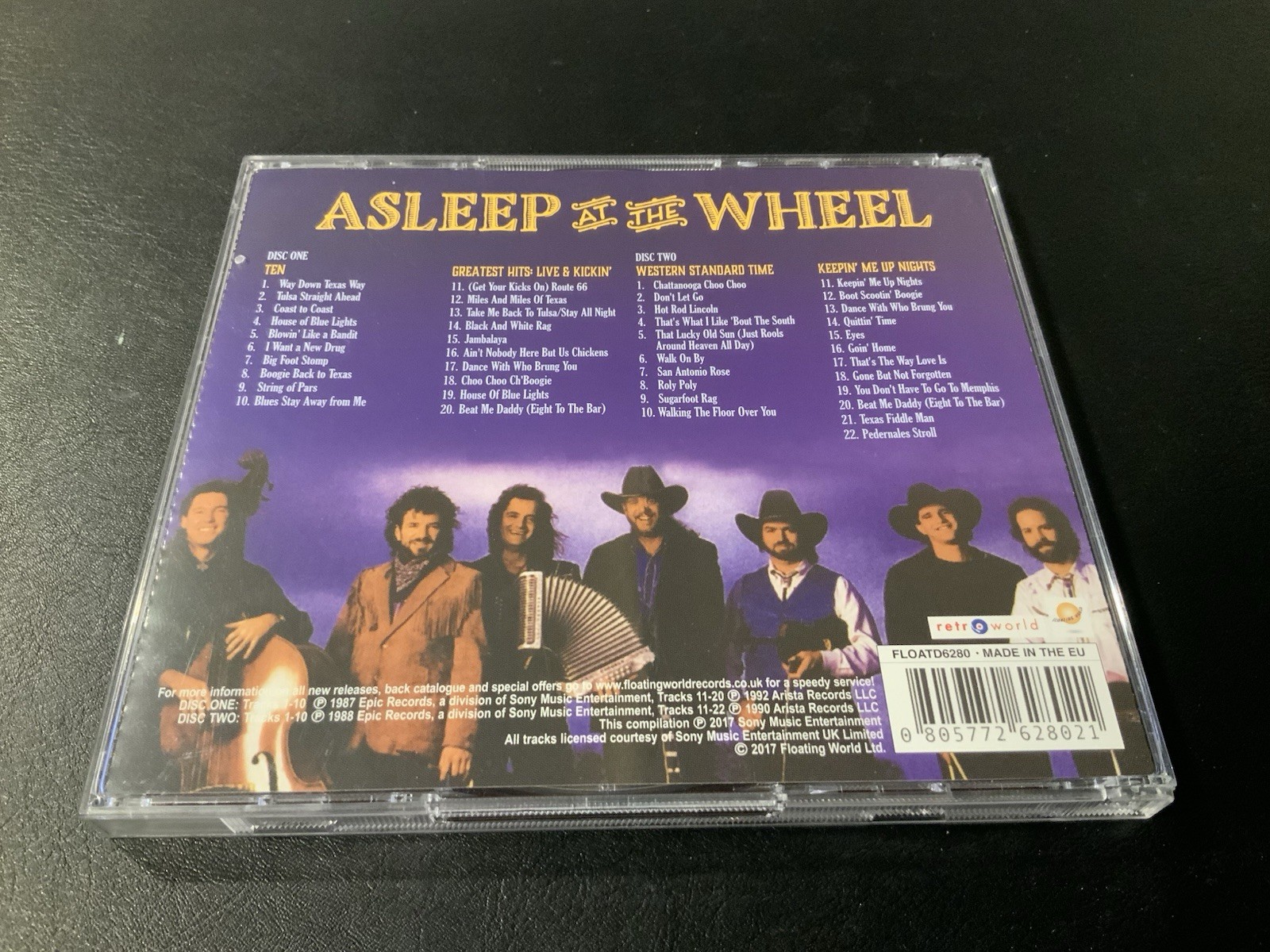 ASLEEP AT THE WHEEL - TEN/WESTERN STANDARD TIME/KEEPIN ME UP NIGHTS/+  2 CD NEW! - Image 2