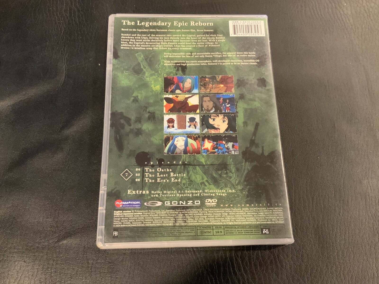 Anime AKIRA KUROSAWA'S SAMURAI 7 Series Set Volumes 2-4 and 7 2004 - Image 11