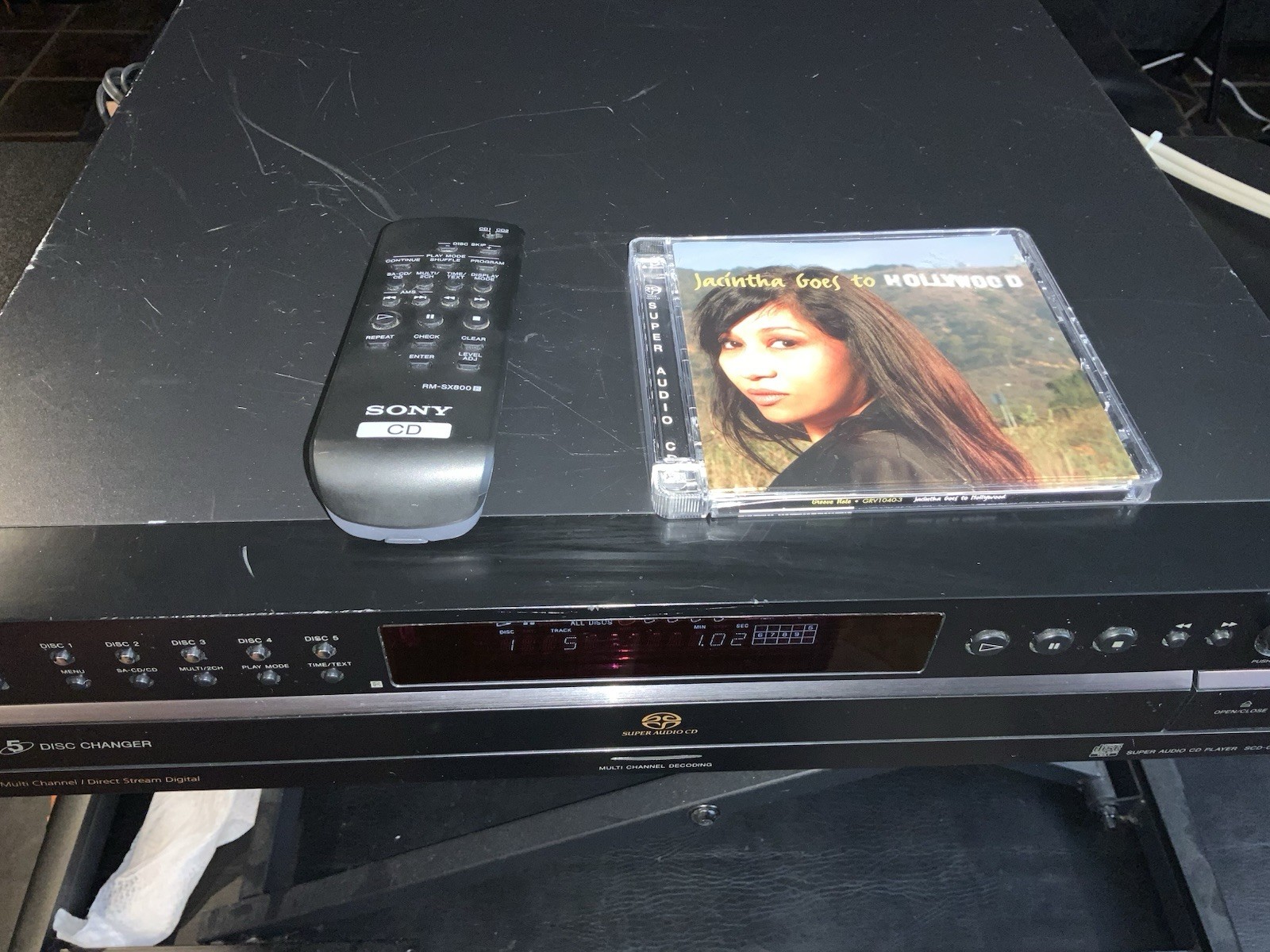 Sony SCD-CE595 5-Disc Super Audio CD Changer SA 5.1 Ch Player w/ Remote