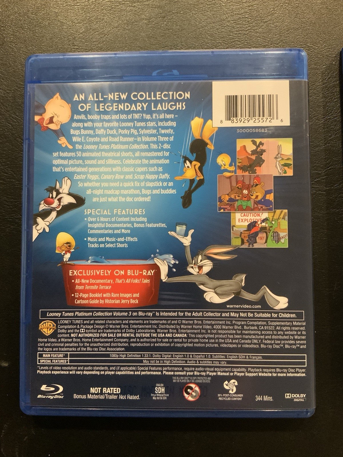 LOONEY TUNES PLATINUM COLLECTION VOLUME THREE 3 BLU RAY SLIPCOVER RARE - Image 4
