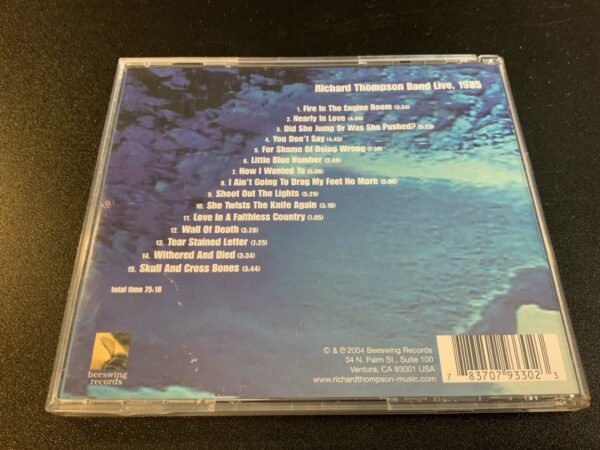 Richard Thompson Faithless CD - RARE LIVE CD 2004 Beeswing - Image 2