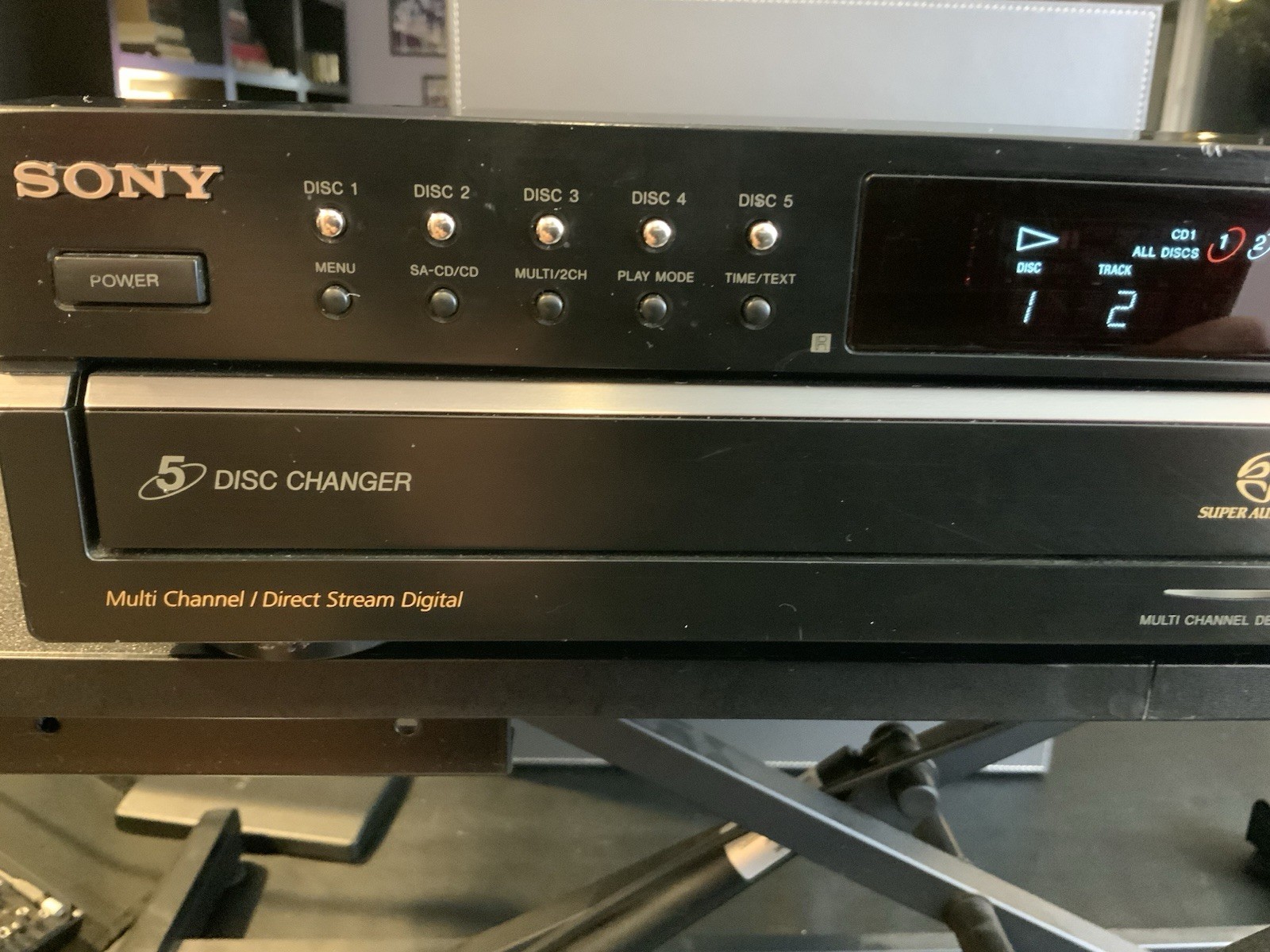 Sony SCD-CE595 5-Disc Super Audio CD Changer SA 5.1 Ch Player w/ Remote - Image 4