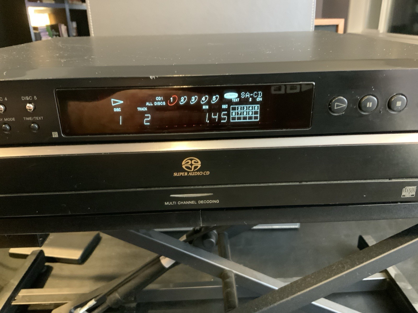 Sony SCD-CE595 5-Disc Super Audio CD Changer SA 5.1 Ch Player w/ Remote - Image 5