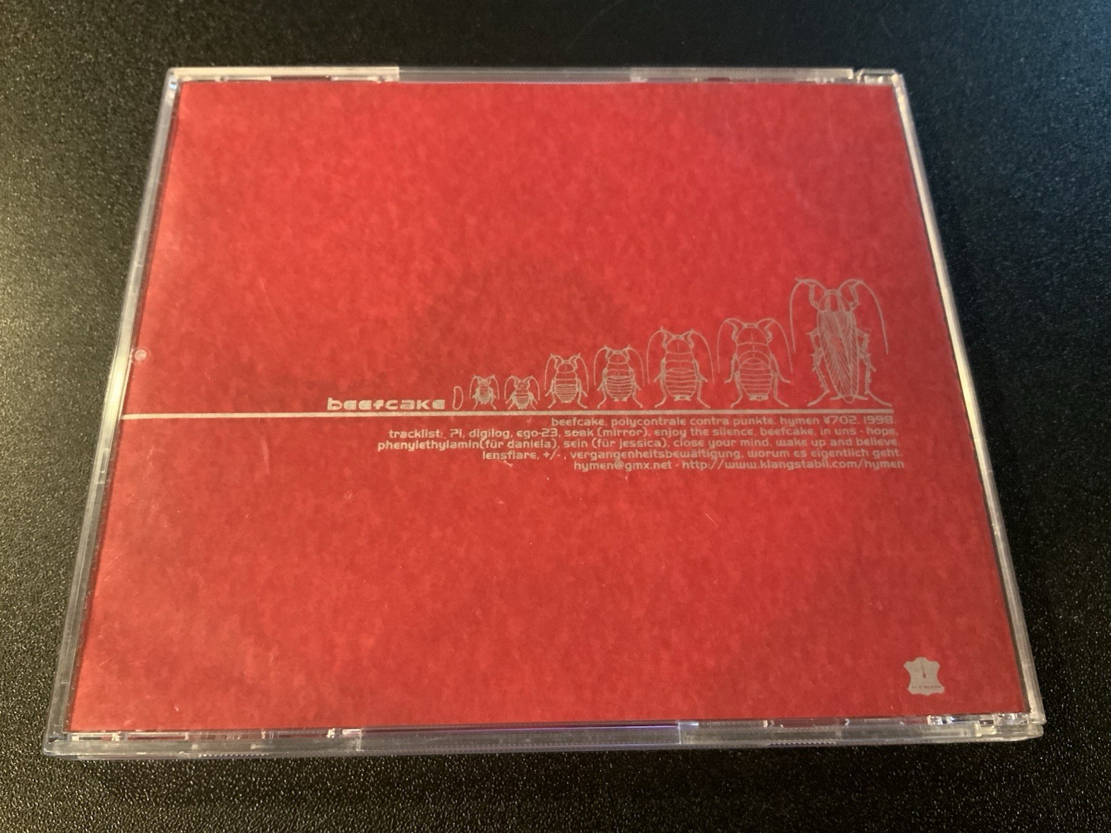 CD electro " Beefcake – Polycontrale Contra Punkte " 1998 	Hymen Records - Image 2