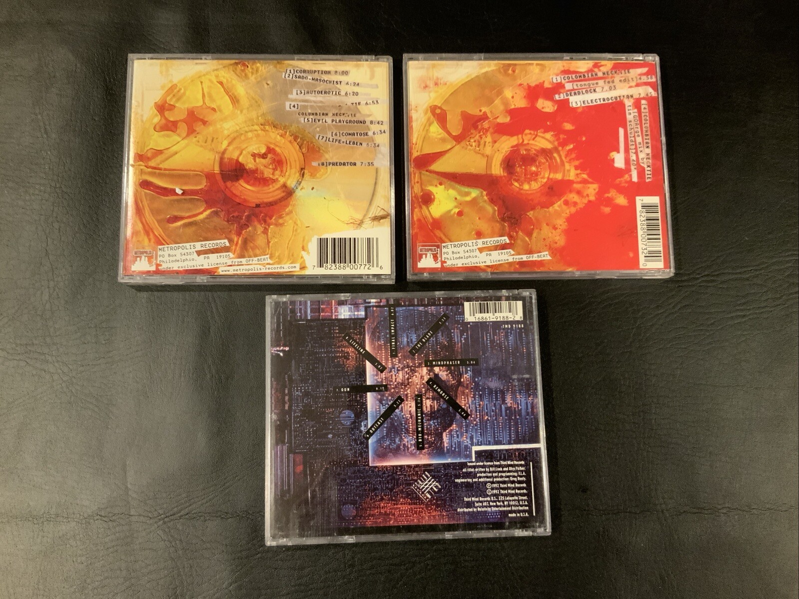 Front Line Assembly / FLA 5 CD Lot RARE OOP - Gashed Senses, Flavour, Colombian - Image 2