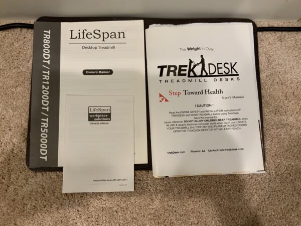 Awesome Trek Desk & Lifespan Walking Treadmill + Attachments Set - Image 4