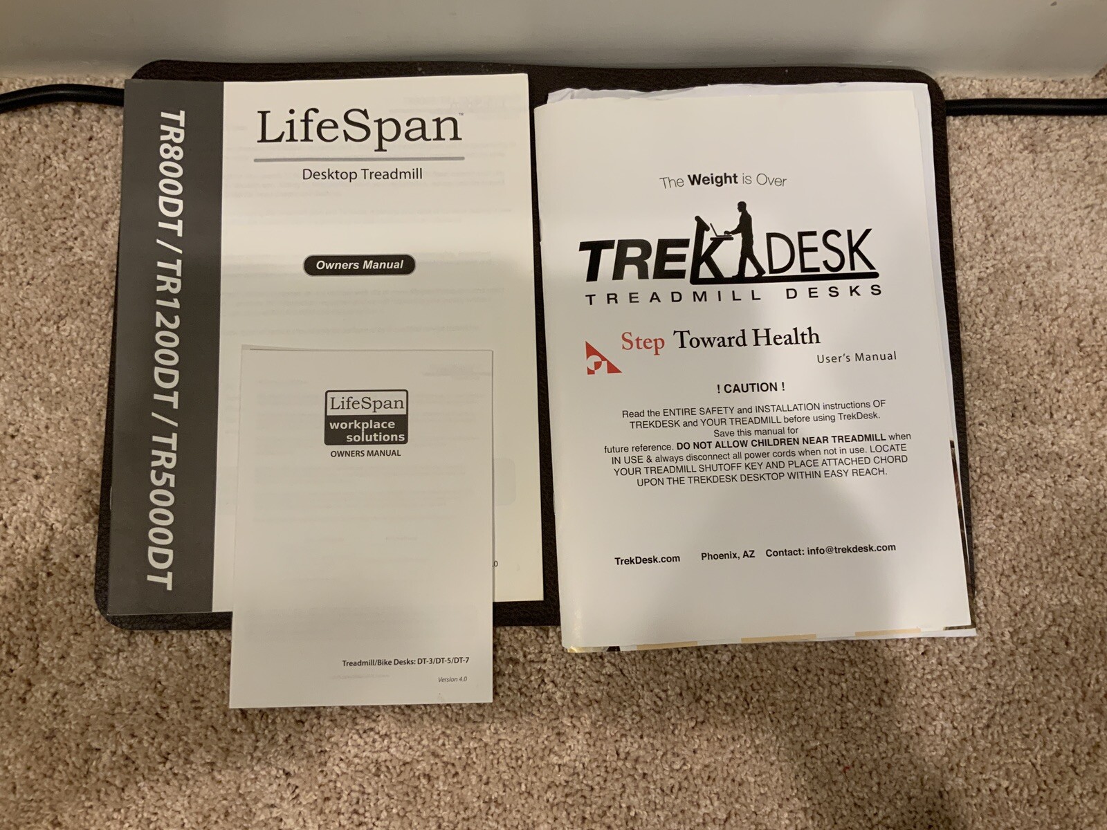 Awesome Trek Desk & Lifespan Walking Treadmill + Attachments Set - Image 4