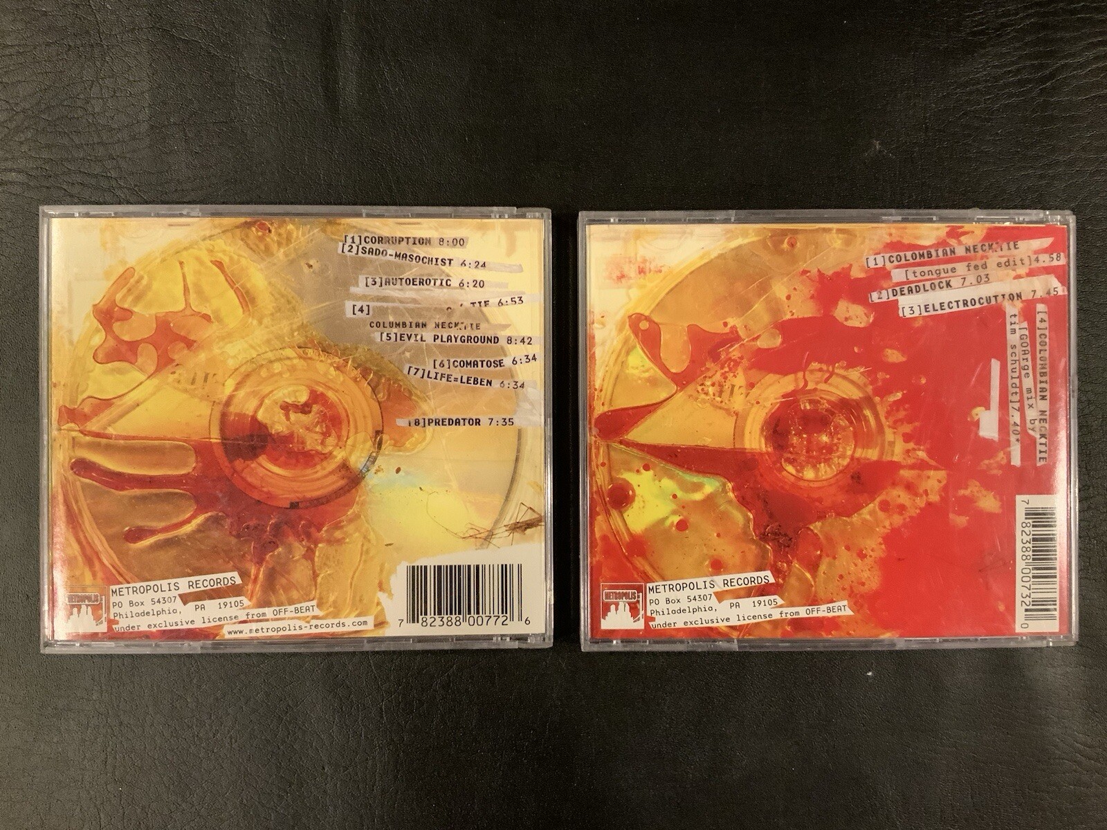 Front Line Assembly / FLA 5 CD Lot RARE OOP - Gashed Senses, Flavour, Colombian - Image 4