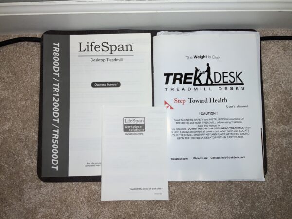 Awesome Trek Desk & Lifespan Walking Treadmill + Attachments Set - Image 5
