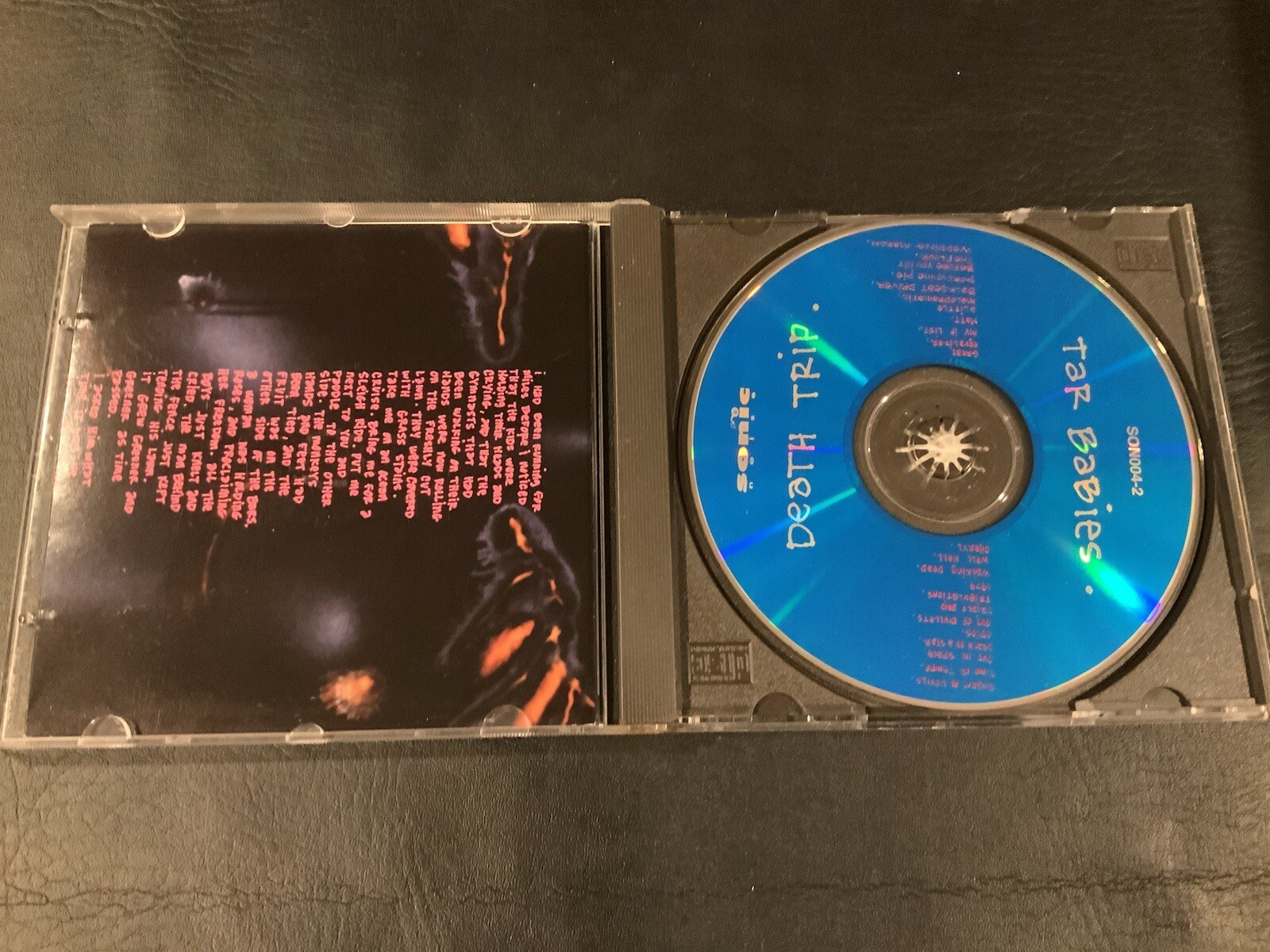 Death Trip by Tar Babies (CD, Oct-1992, Sonic Noise) RARE Hardcore - Image 3