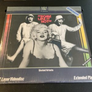 Some Like It Hot 12" Laser Video Disc Movie Extended Play 2 Discs Marilyn Monroe