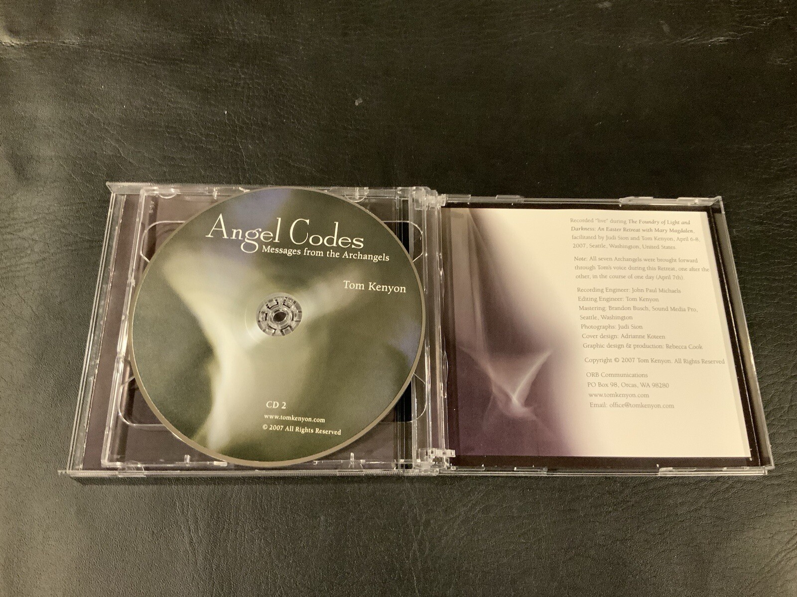 Tom Kenyon - Angel Codes: Messages From the Archangels 2007, 2 x CD Cracked Case - Image 4