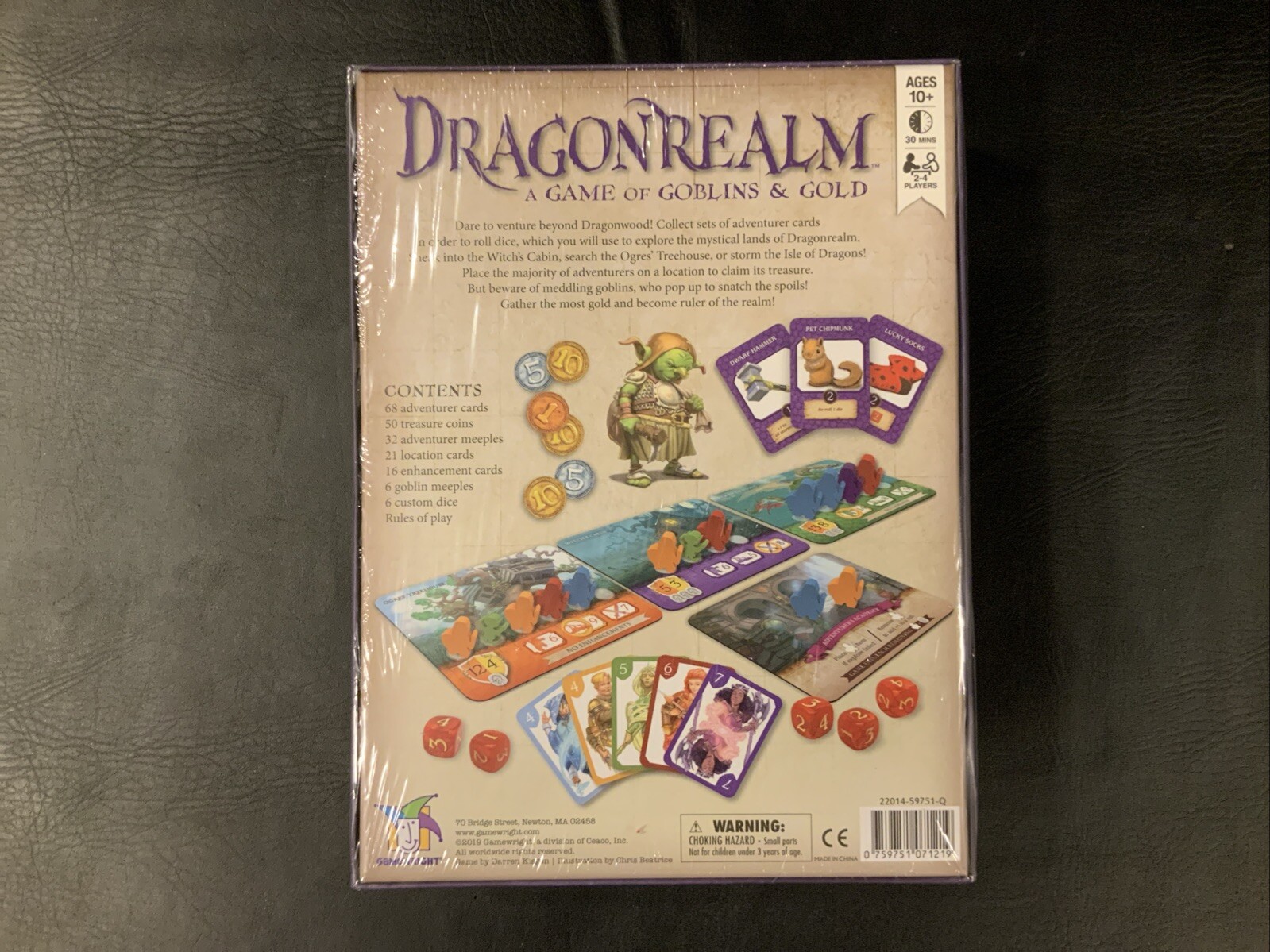 DRAGONREALM Board Game Strategy Family Dragon Gamewright - 2019 - New Sealed - Image 2