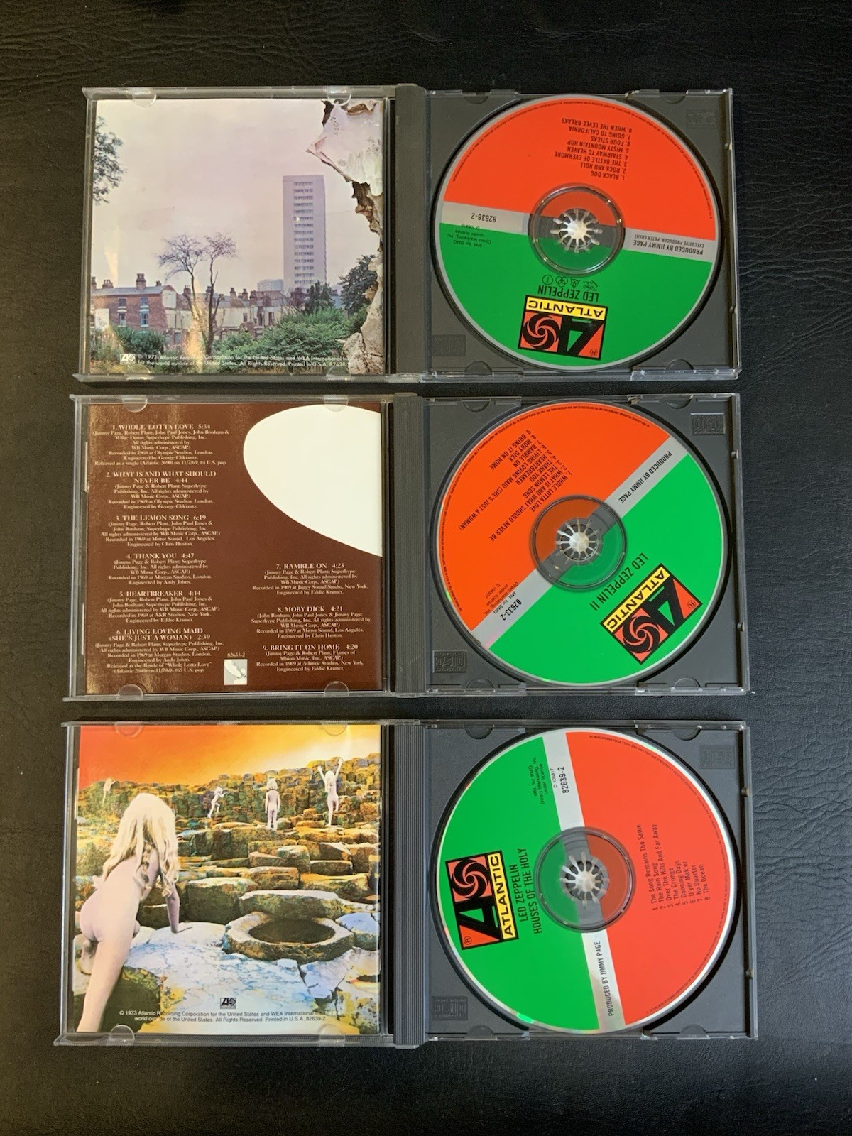 3 CD Lot - Led Zeppelin II, IV, (Zozo) & Houses Of The Holy VG - Image 2