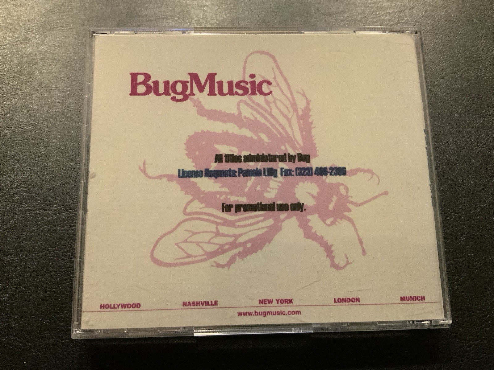 GRAM PARSONS In Person Bug Music 2003 Promo publishing sampler CD - Image 2
