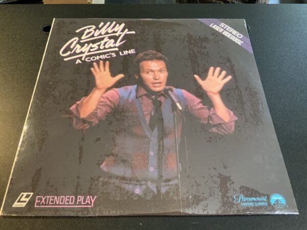 BILLY CRYSTAL: A COMIC'S LINE Laserdisc Stand Up Comedy NEW SEALED