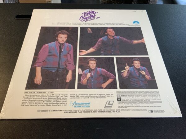 BILLY CRYSTAL: A COMIC'S LINE Laserdisc Stand Up Comedy NEW SEALED - Image 2